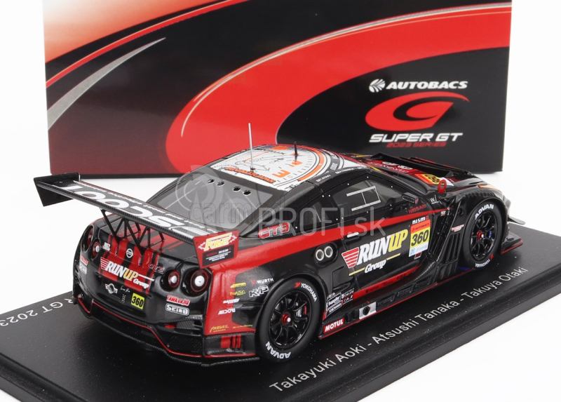 Spark-model Toyota Gt-r Team Tomei Sport N 360 Gt300 Class Super Gt 2023 T.aoki - A.tanaka - T.otaki 1:43 Sivá červená