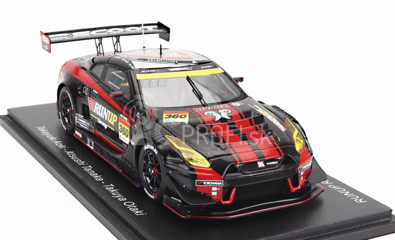 Spark-model Toyota Gt-r Team Tomei Sport N 360 Gt300 Class Super Gt 2023 T.aoki - A.tanaka - T.otaki 1:43 Sivá červená