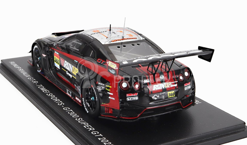 Spark-model Toyota Gt-r Team Tomei Sport N 360 Gt300 Class Super Gt 2023 T.aoki - A.tanaka - T.otaki 1:43 Sivá červená