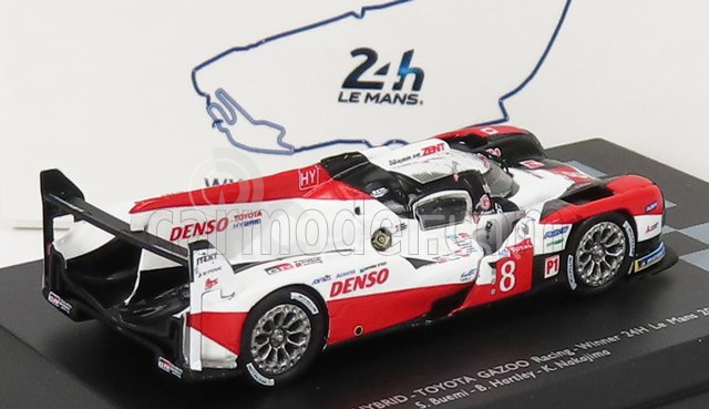 Spark-model Toyota Ts050 2.4l Hybrid Turbo V6 Team Toyota Gazoo Racing N 8 Winner 24h Le Mans 2020 S.buemi - B.hartley - K.nakajima 1:87 Červená Biela