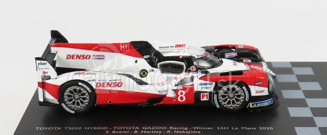 Spark-model Toyota Ts050 2.4l Hybrid Turbo V6 Team Toyota Gazoo Racing N 8 Winner 24h Le Mans 2020 S.buemi - B.hartley - K.nakajima 1:87 Červená Biela