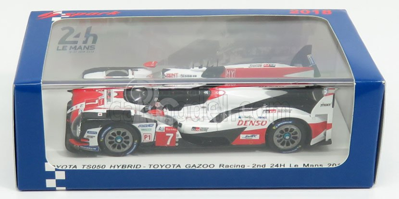 Spark-model Toyota Ts050 Hybrid Team Toyota Gazoo Racing N 7 2nd 24h Le Mans 2018 M.conway - K.kobayashi - J.m.lopez 1:43 Biela červená čierna