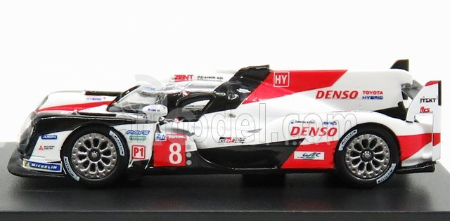 Spark-model Toyota Ts050 Hybrid Team Toyota Gazoo Racing N 8 Winner 24h Le Mans 2019 S.buemi - K.nakajima - F.alonso 1:87 Biela červená čierna