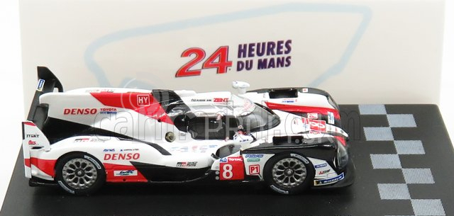 Spark-model Toyota Ts050 Hybrid Team Toyota Gazoo Racing N 8 Winner 24h Le Mans 2019 S.buemi - K.nakajima - F.alonso 1:87 Biela červená čierna