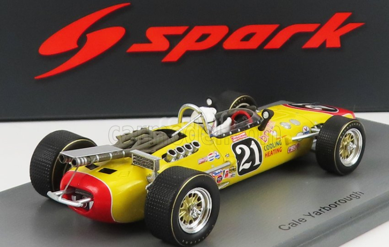 Spark-model Vollstedt N 21 Indy 500 1967 C.yarborough 1:43 Žltá červená