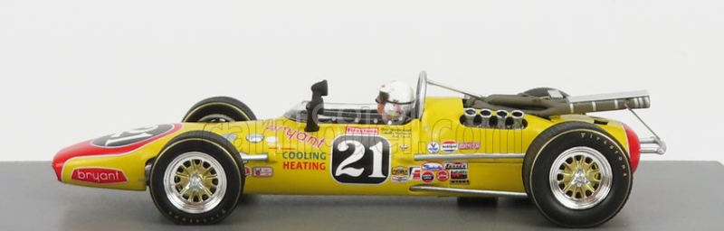 Spark-model Vollstedt N 21 Indy 500 1967 C.yarborough 1:43 Žltá červená