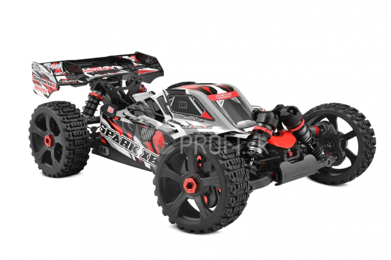 SPARK XB-6 - BUGGY 4WD - ROLLER podvozok - bez elektroniky - červená