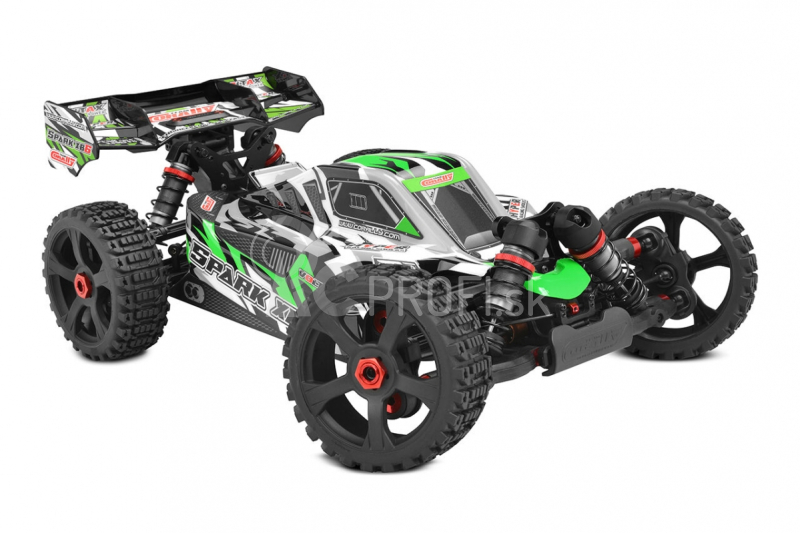 SPARK XB-6 - BUGGY 4WD - ROLLER podvozok - bez elektroniky - zelený