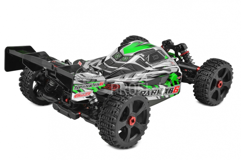 SPARK XB-6 - BUGGY 4WD - ROLLER podvozok - bez elektroniky - zelený