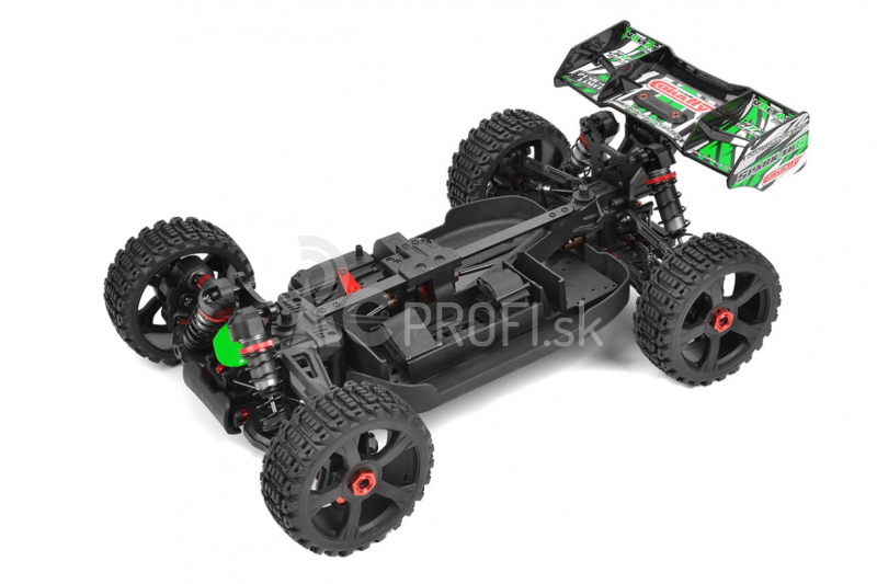 SPARK XB-6 - BUGGY 4WD - ROLLER podvozok - bez elektroniky - zelený