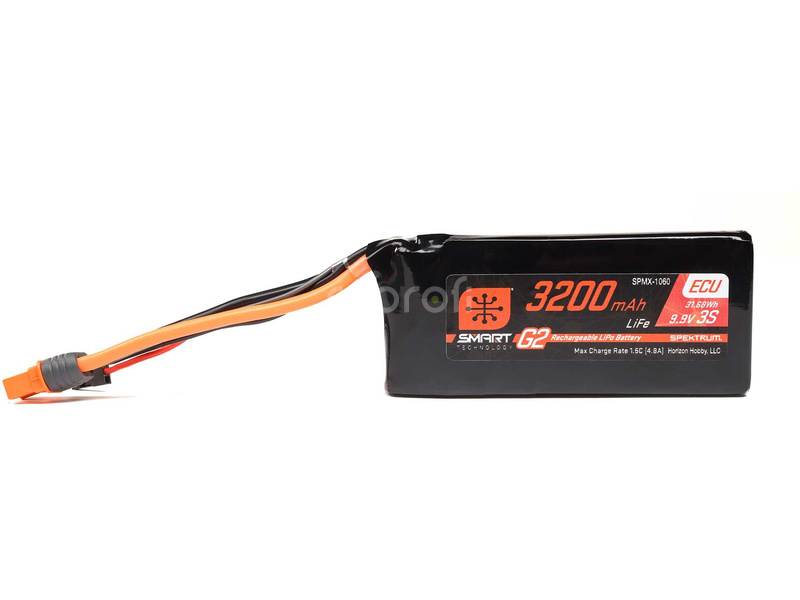 Spektrum Smart G2 ECU LiFe 9,9V 3200mAh Rx 10C IC3