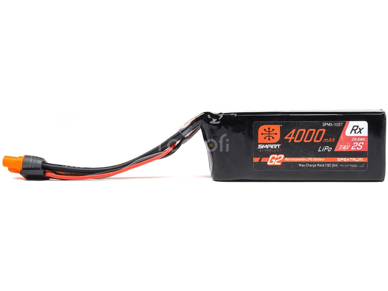 Spektrum Smart G2 LiPo 7.4V 4000mAh Rx 15C IC3