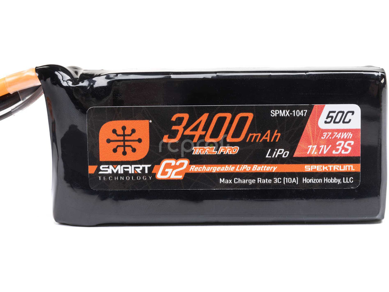 Spektrum Smart G2 Trail Pro LiPo 11.1V 3400mAh 50C IC3