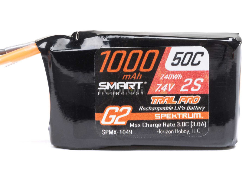 Spektrum Smart G2 Trail Pro LiPo 7,4V 1000mAh 50C IC2