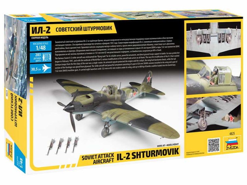 Stavebnica lietadla 4825 - IL-2 Stormovik (1:48)