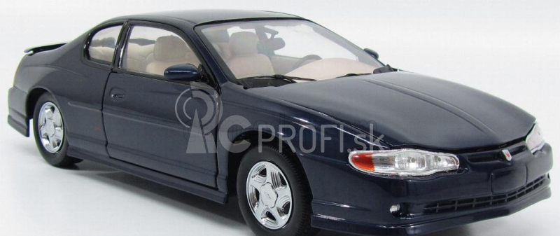 Sun-star Chevrolet Monte Carlo Ss Coupe 2000 1:18 Navy Blue Met