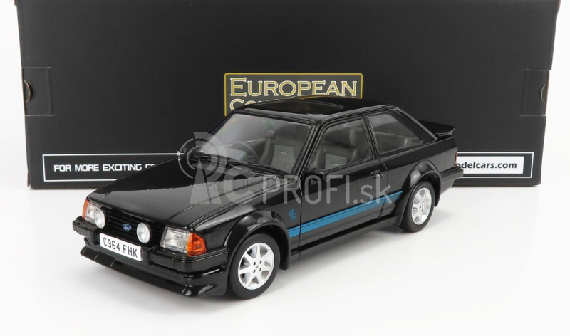 Sun-star Ford england Escort Rs Turbo 1984 1:18 Black