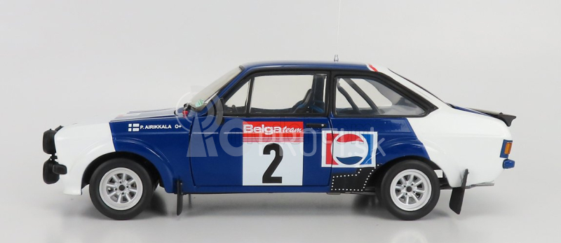 Sun-star Ford england Escort Rs1800 (nočná verzia) Pepsi-cola N 2 Rally Circuit De Ardennes 1983 P.airikkala - J.pironen 1:18 Blue White