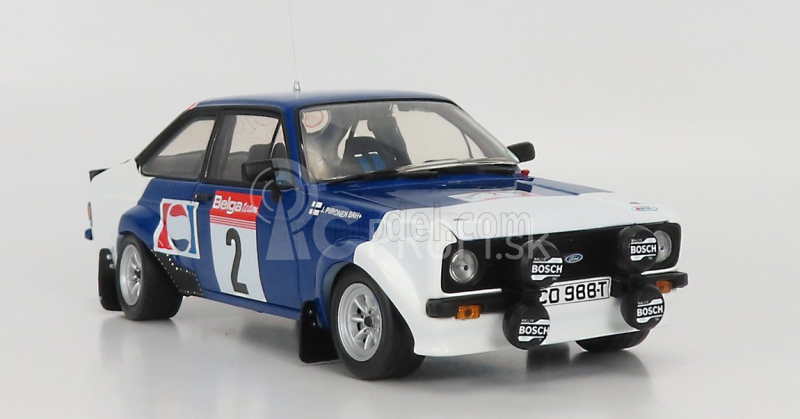 Sun-star Ford england Escort Rs1800 (nočná verzia) Pepsi-cola N 2 Rally Circuit De Ardennes 1983 P.airikkala - J.pironen 1:18 Blue White