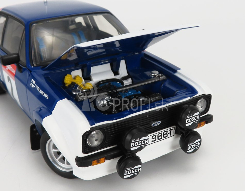 Sun-star Ford england Escort Rs1800 (nočná verzia) Pepsi-cola N 2 Rally Circuit De Ardennes 1983 P.airikkala - J.pironen 1:18 Blue White