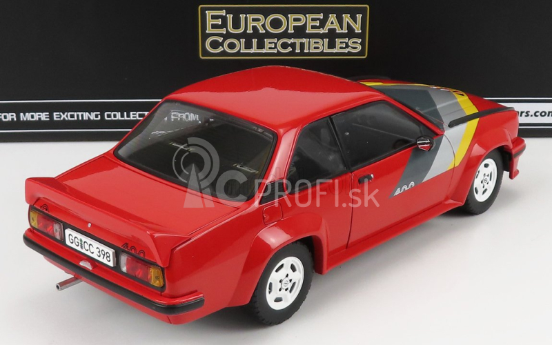 Sun-star Opel Ascona 400 1980 1:18 Červená