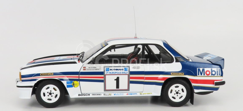 Sun-star Opel Ascona 400 N 1 2nd Rally Acropolis 1982 W.rohrl - C.geistdorfer 1:18 Biela modrá červená