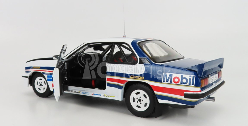 Sun-star Opel Ascona 400 N 1 2nd Rally Acropolis 1982 W.rohrl - C.geistdorfer 1:18 Biela modrá červená