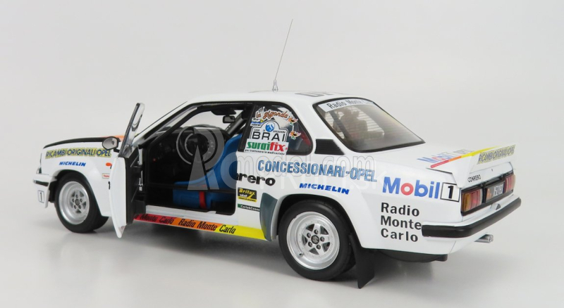 Sun-star Opel Ascona 400 (nočná verzia) N 15 Winner Rally Internazionale Della Lana 1982 M.biasion - Rudy 1:18 Biela