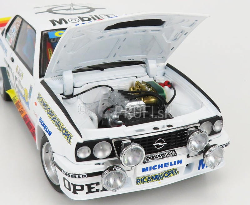 Sun-star Opel Ascona 400 (nočná verzia) N 15 Winner Rally Internazionale Della Lana 1982 M.biasion - Rudy 1:18 Biela