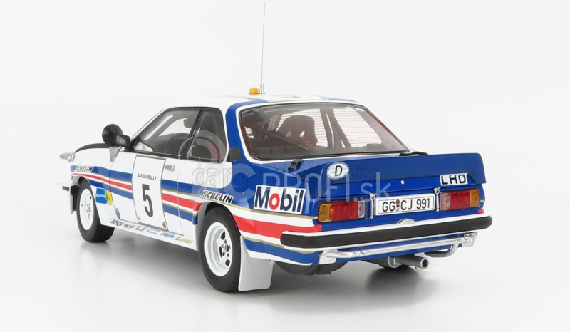 Sun-star Opel Ascona 400 (nočná verzia) N 5 Rally Safari 1982 W.rohrl - C.geistdorfer 1:18 Biela modrá červená