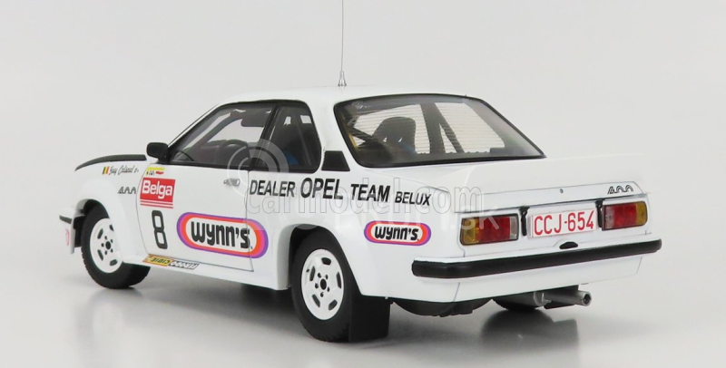 Sun-star Opel Ascona 400 (nočná verzia) N 8 2nd Rally Bianchi 1981 G.colsoul - A.lopes 1:18 Biela