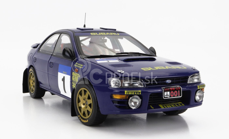 Sun-star Subaru Impreza 555 N 1 Winner Rally Hong Kong Beijijijng 1994 P.bourne - T.sircombe 1:18 Modrá