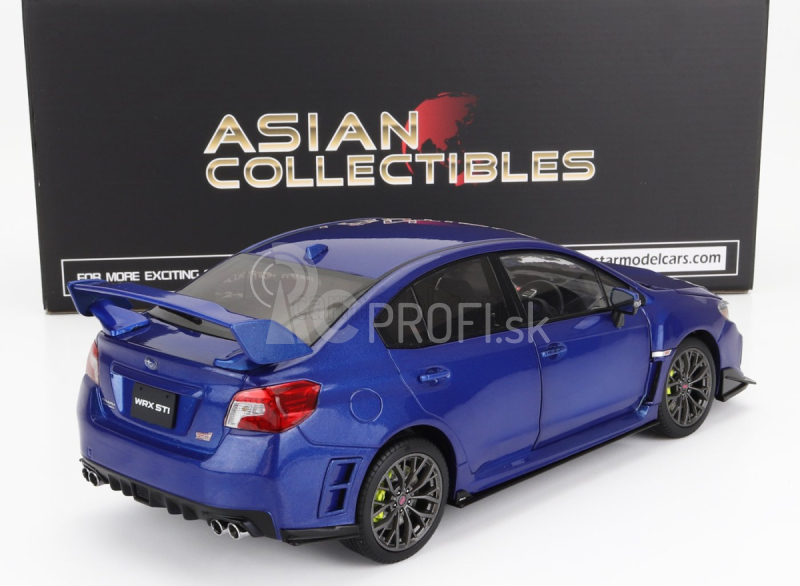 Sun-star Subaru Impreza Sti (s207) Custom Version 2018 1:18 Blue Met