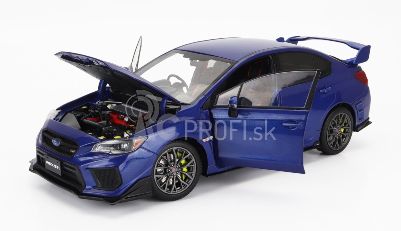 Sun-star Subaru Impreza Sti (s207) Custom Version 2018 1:18 Blue Met