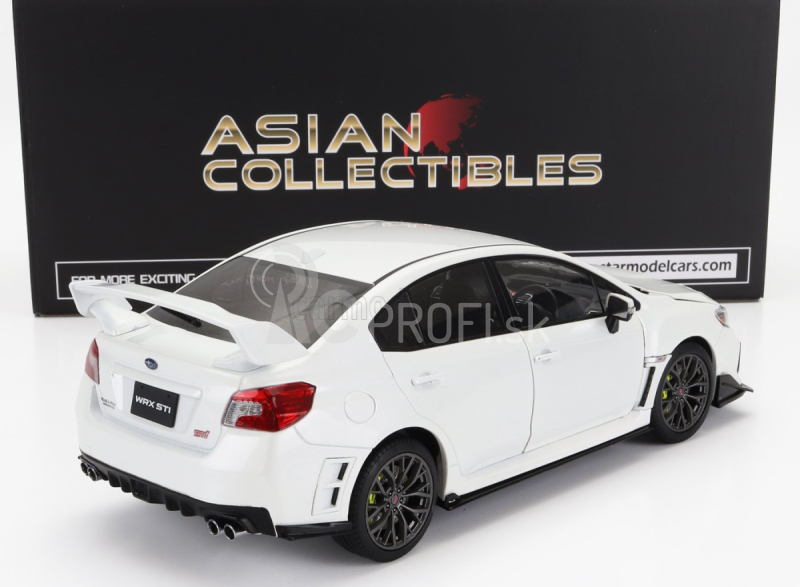 Sun-star Subaru Impreza Sti (s207) Custom Version 2018 1:18 Crystal White Pearl