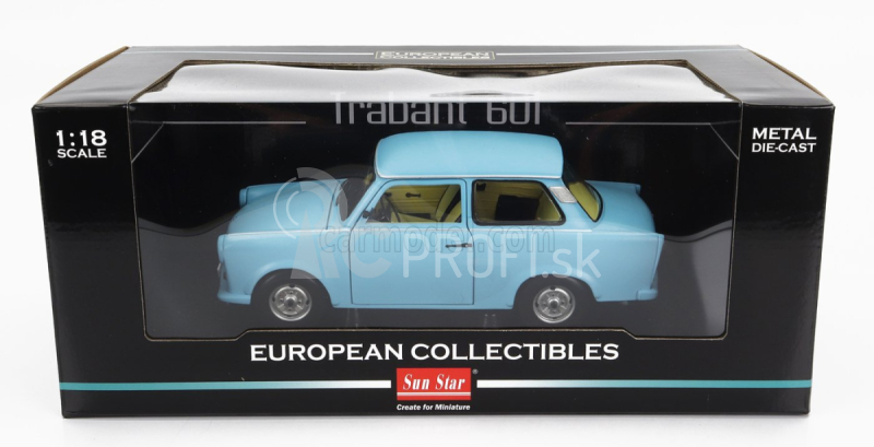 Sun-star Trabant 601 1964 1:18 svetlomodrá