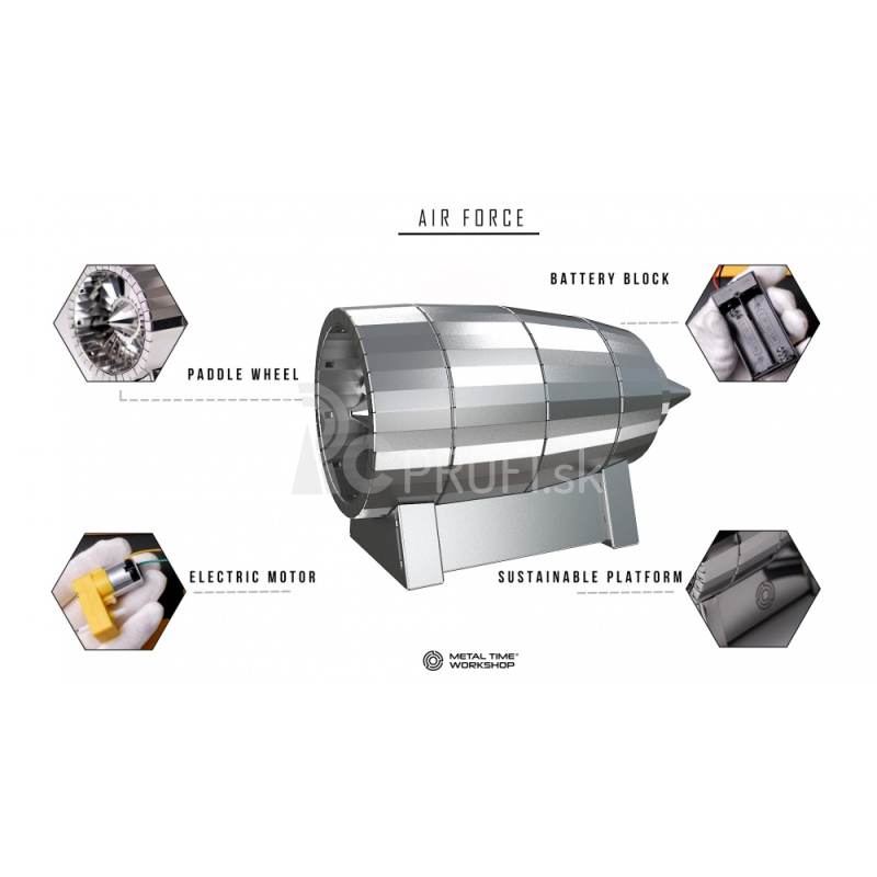 Oceľová stavebnica Air Force
