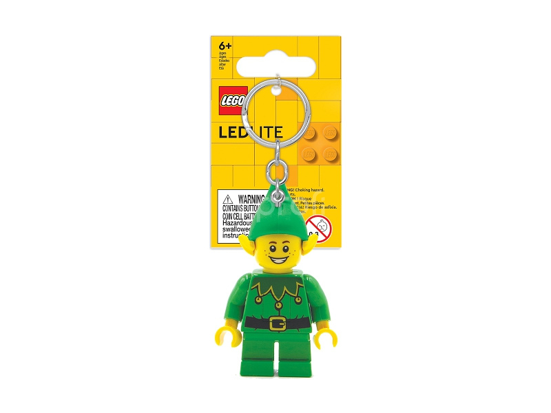 Svietiaca kľúčenka LEGO - Ikonický elf