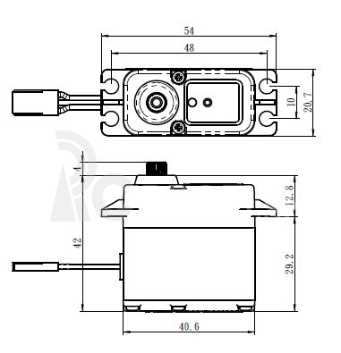 SW-1211SG WATERPROOF Digitálne servo