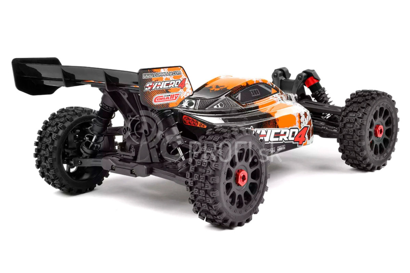 RC auto SYNCRO-4 – BUGGY 4WD 3-4S – RTR, oranžová