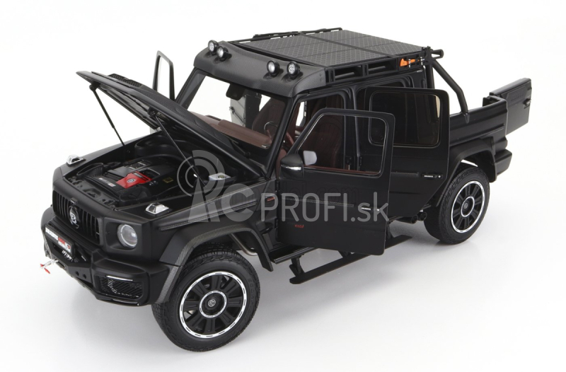 Takmer skutočný Mercedes benz triedy G G800 Brabus Xlp Adventure 2020 1:18 Black