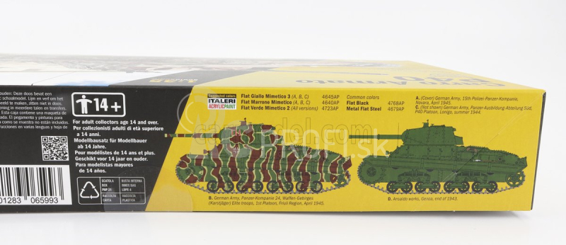 Talianeri Tank P40 Carro Armato Military 1941 1:35 /