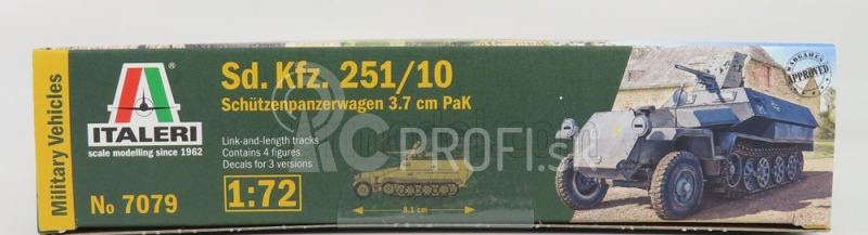 Talianeri Tank Sd. Kfz. 251/10 Cingolato Truck Military 1942 1:72 /