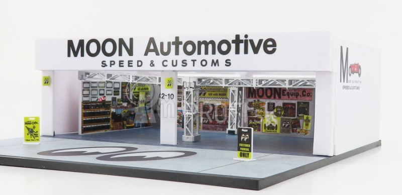 Tarmac Accessories Diorama Moon Automotive Speed & Custom Garage Officina 1:64 /