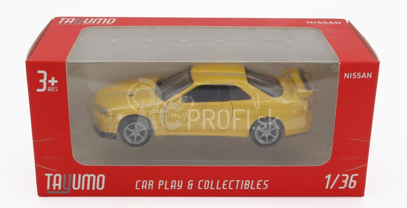 Tayumo Nissan Gt-r (r34) Coupe V-spec Ii 1999 1:36 Žltá