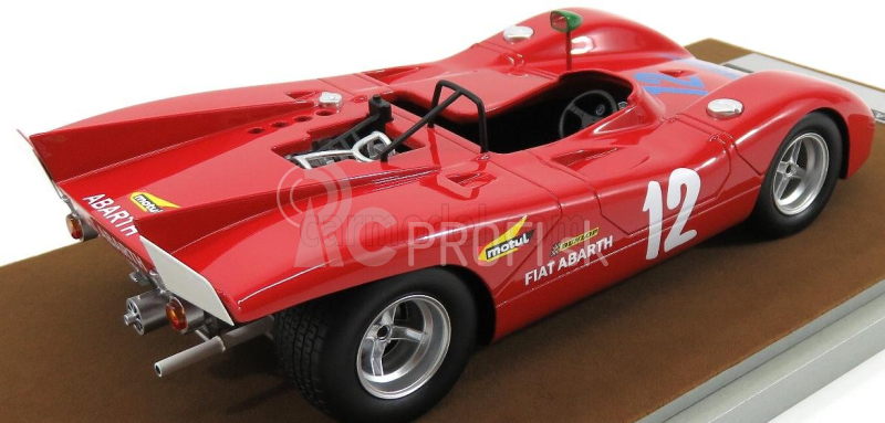 Tecnomodel Abarth 2000sp N 12 Targa Florio 1971 Taramazzo - Ostini 1:18 červená