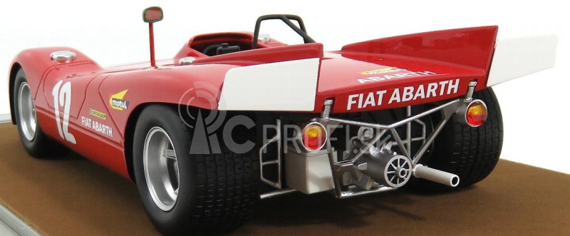 Tecnomodel Abarth 2000sp N 12 Targa Florio 1971 Taramazzo - Ostini 1:18 červená