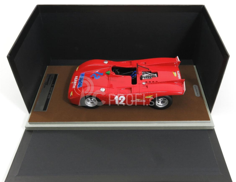 Tecnomodel Abarth 2000sp N 12 Targa Florio 1971 Taramazzo - Ostini 1:18 červená