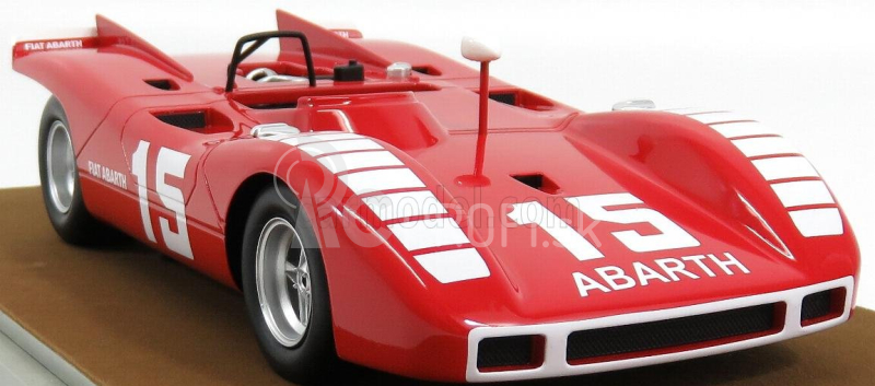 Tecnomodel Abarth 2000sp N 15 Nurburgring 1970 K.ahrens Jr 1:18 Červená