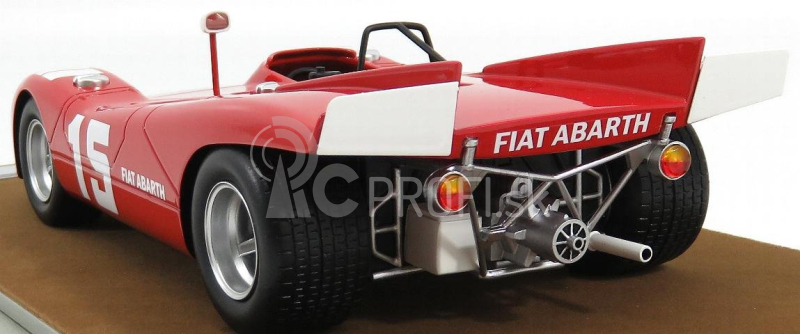 Tecnomodel Abarth 2000sp N 15 Nurburgring 1970 K.ahrens Jr 1:18 Červená